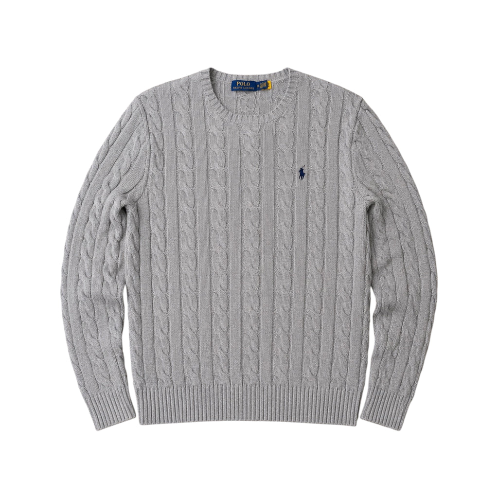 Ralph Lauren Cable-Knit Sweater Grey (S)