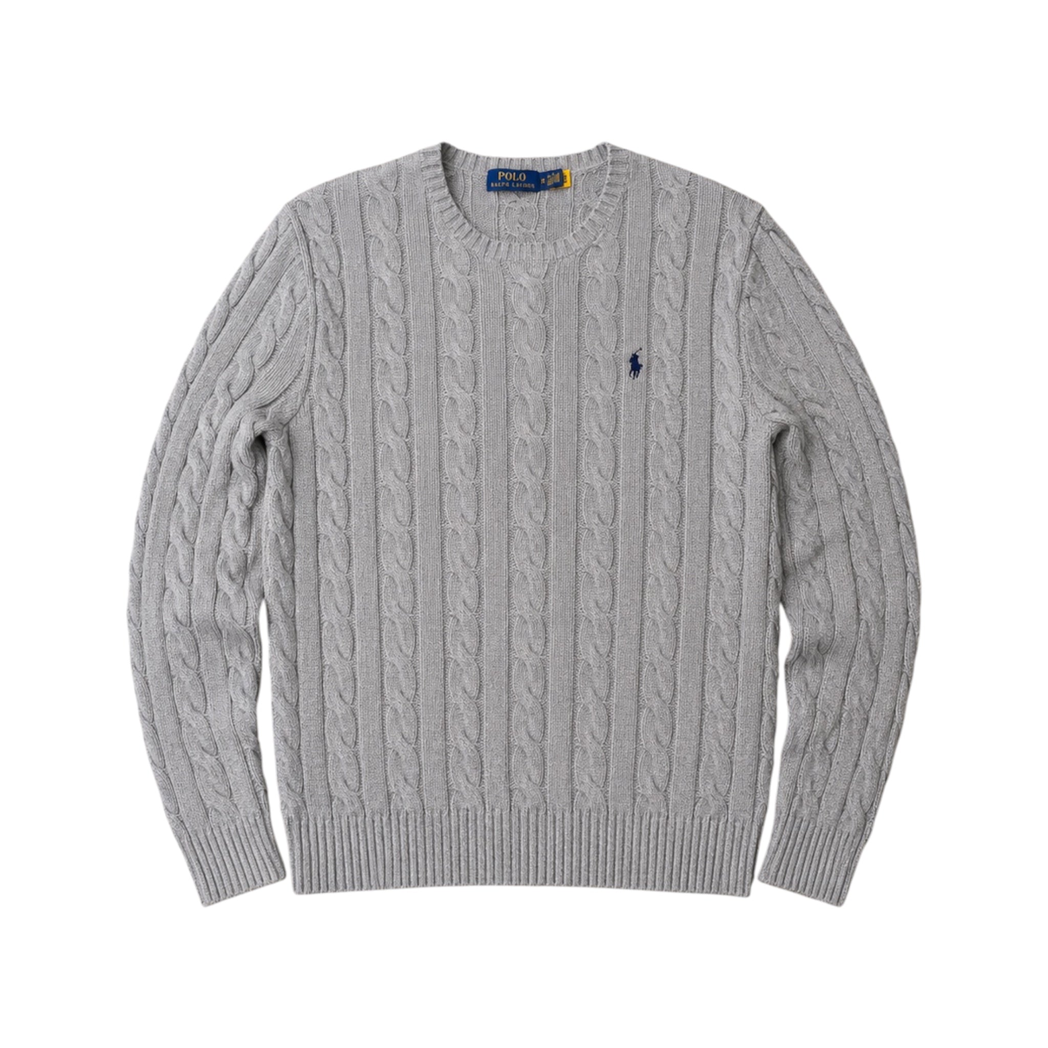 Ralph Lauren Cable-Knit Sweater Grey (S)