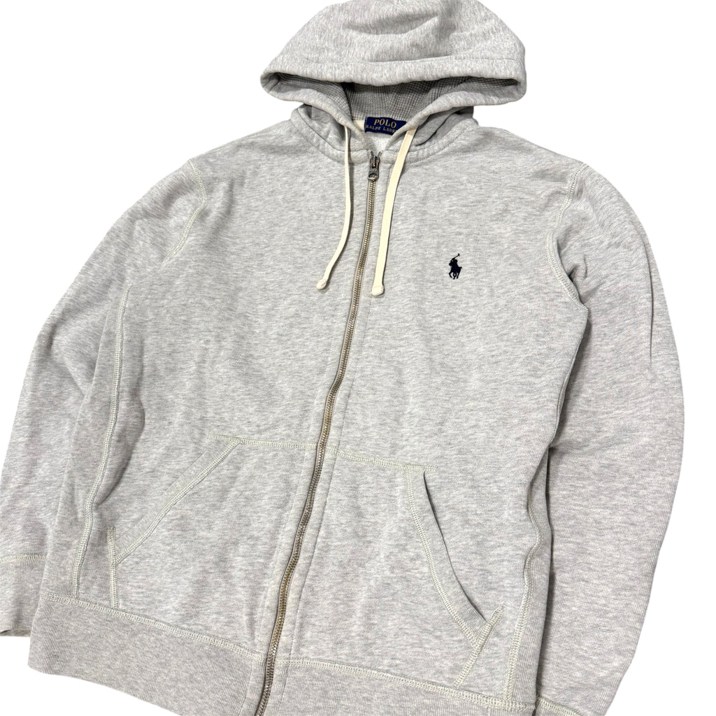 Ralph Lauren Zipper Kapuzenjacke Grau (M)