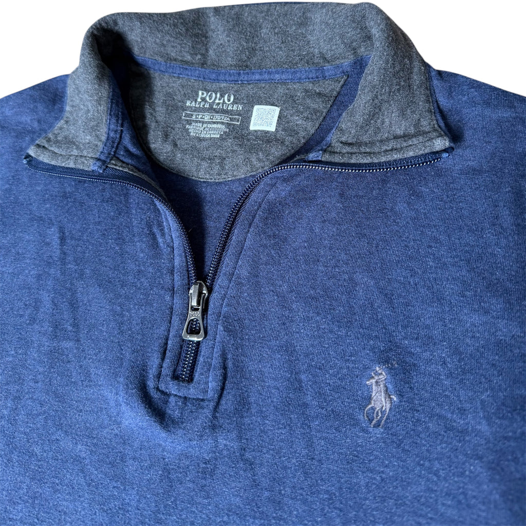Ralph Lauren Quarter-Zip Navyblue (S)