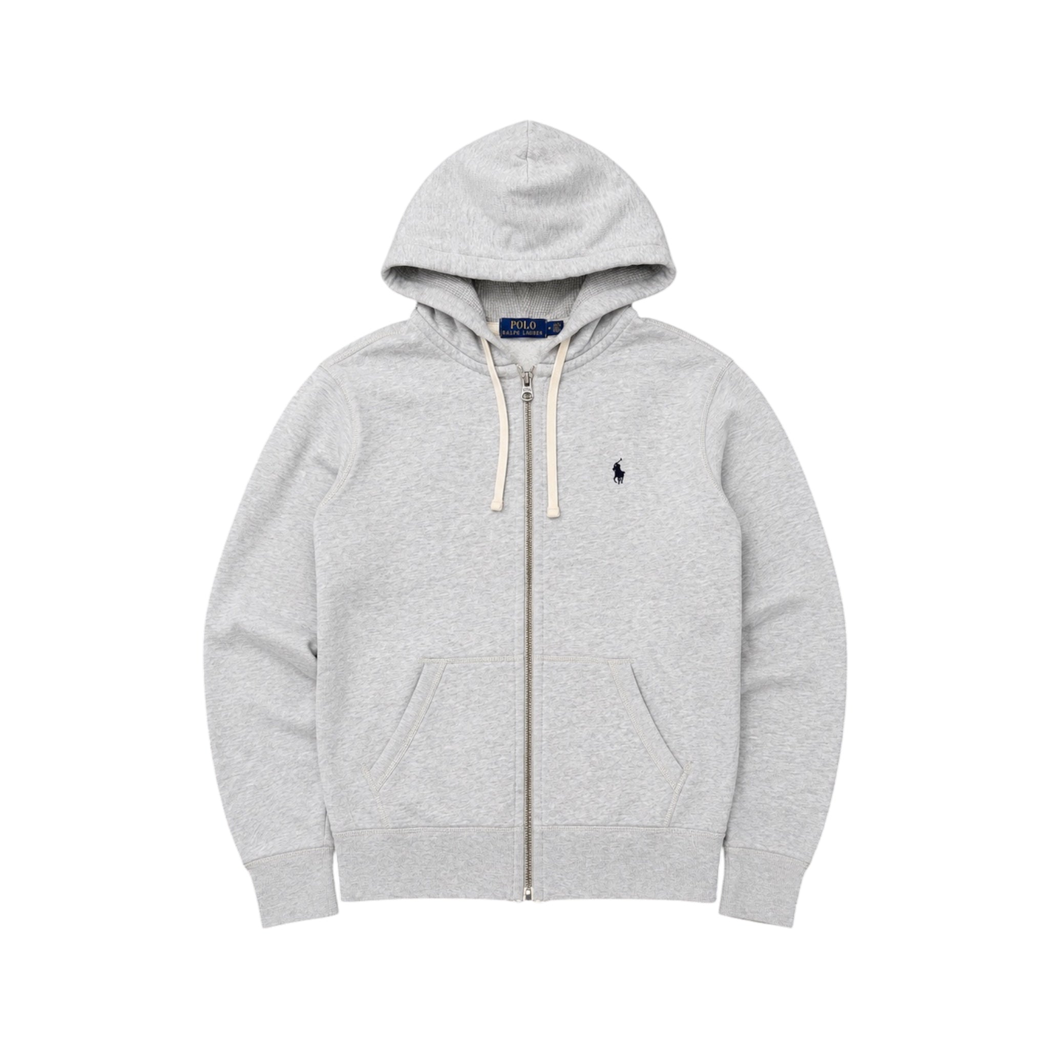 Ralph Lauren Zipper Kapuzenjacke Grau (M)