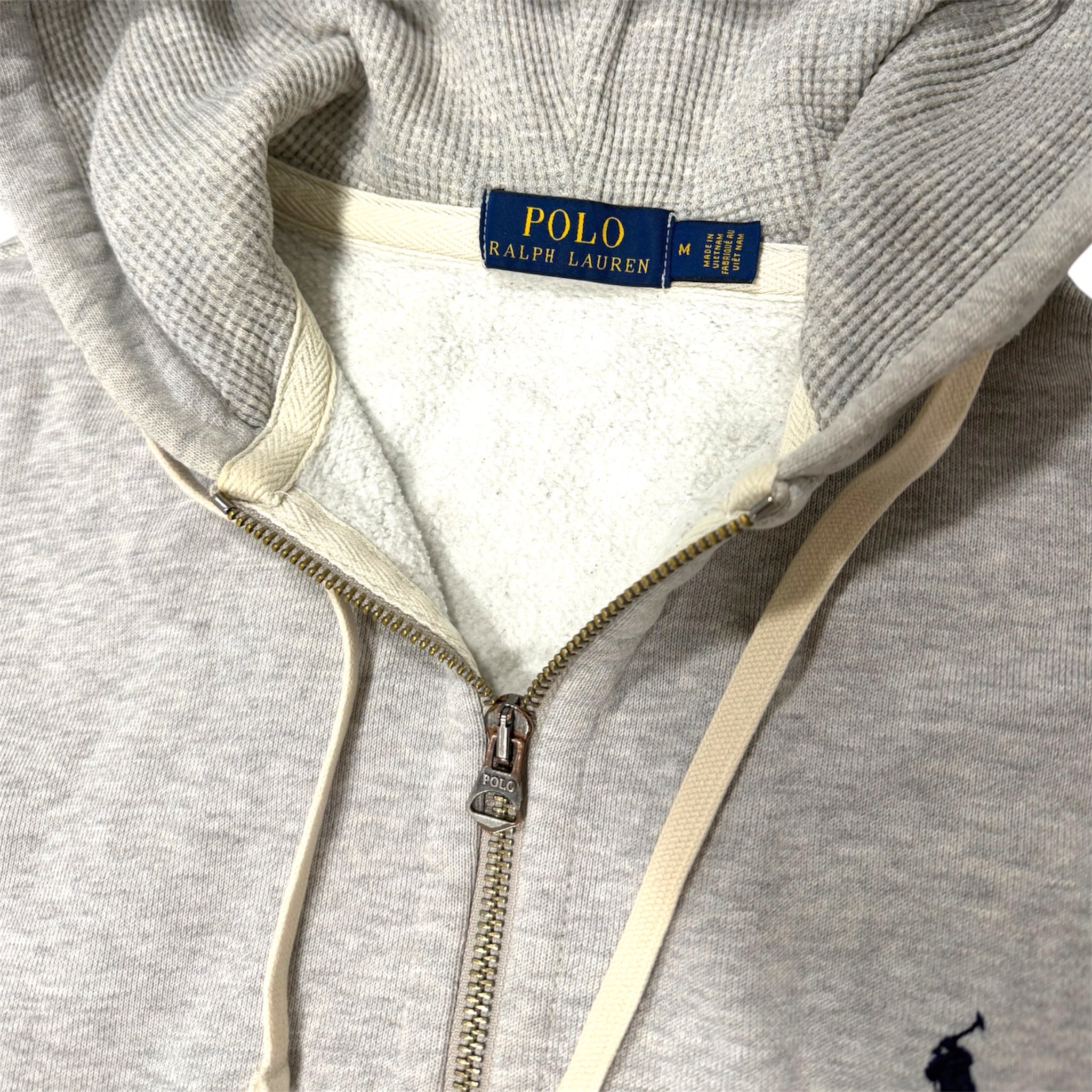 Ralph Lauren Zipper Kapuzenjacke Grau (M)